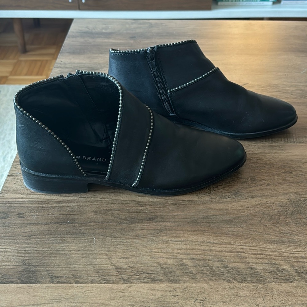 Lucky Brand Black booties. Size 9.